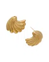 Dannijo Plated Oversized Fan Studs In Gold