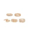 Dannijo Plated Ring Set In Gold