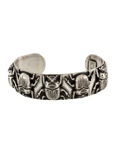 Pre-owned Dannijo Scarab Cuff Bracelet In Multi