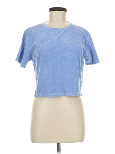 Pre-owned Dannijo Short Sleeve T-shirt In Blue