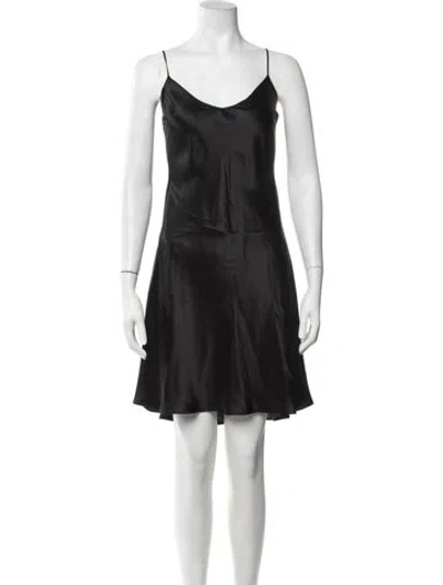 Pre-owned Dannijo Silk Mini Dress W/ Tags In Blue