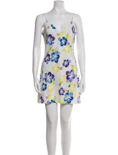 Pre-owned Dannijo Silk Mini Dress W/ Tags In Multi