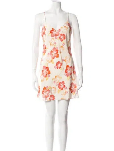 Pre-owned Dannijo Silk Mini Dress W/ Tags In Multicolor