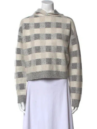 Pre-owned Dannijo Striped Crew Neck Sweater W/ Tags In Neutral