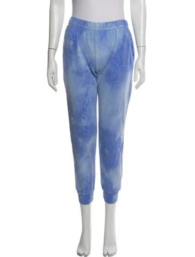 Pre-owned Dannijo Tie-dye Print Sweatpants In Blue