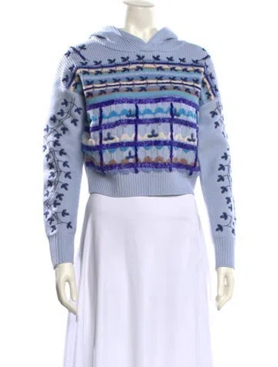 Pre-owned Dannijo Wool Printed Sweater W/ Tags In Multi