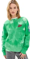 Dannijopro Celtcis Team Crew Sweatshirt Tie Dye In Tie Dye
