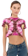 Dannijopro Logo Man Boxy Tee Tie Dye