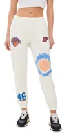 Dannijopro Ny Knicks Bullseye Sweatpants White In White