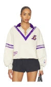 Dannijopro The Letterman Pullover In White