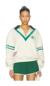Dannijopro The Letterman Pullover In White