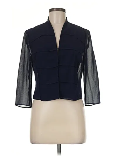 Pre-owned Danny & Nicole 3/4 Sleeve Blouse In Black
