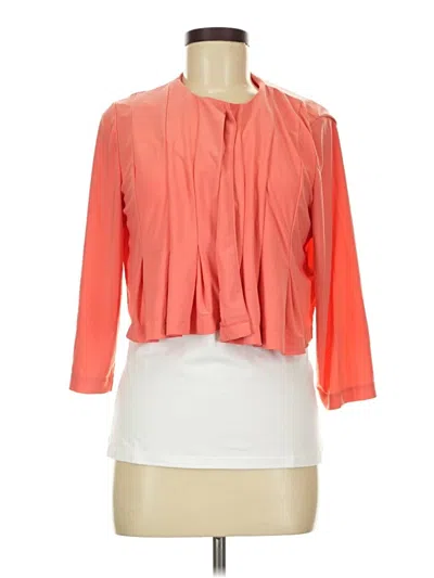 Pre-owned Danny & Nicole 3/4 Sleeve Blouse In Orange