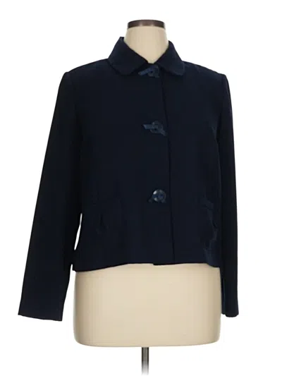 Pre-owned Danny & Nicole Blazer Jacket In Blue