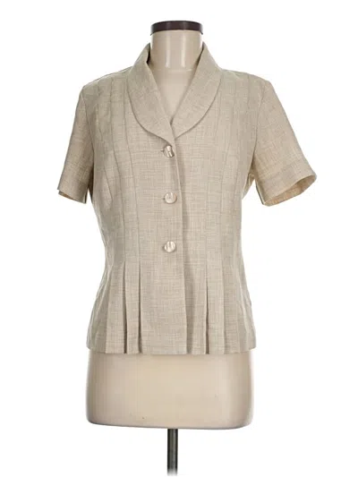 Pre-owned Danny & Nicole Blazer Jacket In Brown