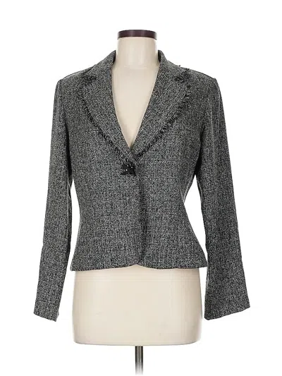 Pre-owned Danny & Nicole Blazer Jacket In Gray