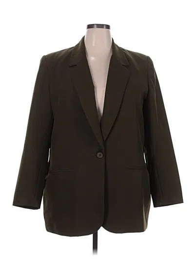 Pre-owned Danny & Nicole Blazer Jacket In Green