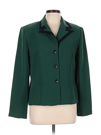 Pre-owned Danny & Nicole Blazer Jacket In Green