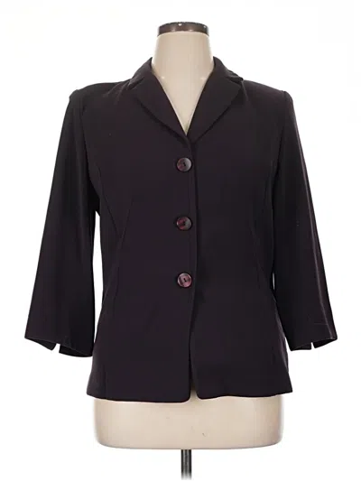 Pre-owned Danny & Nicole Blazer Jacket In Purple