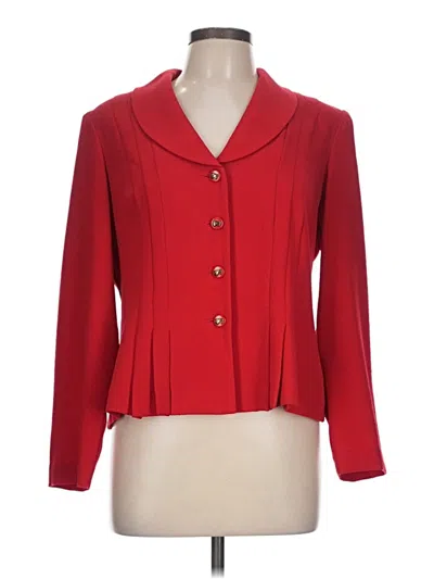Pre-owned Danny & Nicole Blazer Jacket In Red