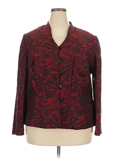 Pre-owned Danny & Nicole Blazer Jacket In Red