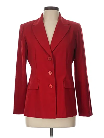 Pre-owned Danny & Nicole Blazer Jacket In Red