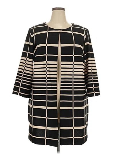 Pre-owned Danny & Nicole Cardigan Sweater In Black