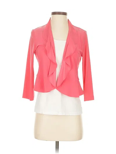 Pre-owned Danny & Nicole Cardigan Sweater In Pink