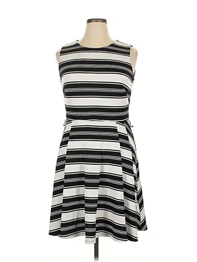 Pre-owned Danny & Nicole Casual Dress In Black