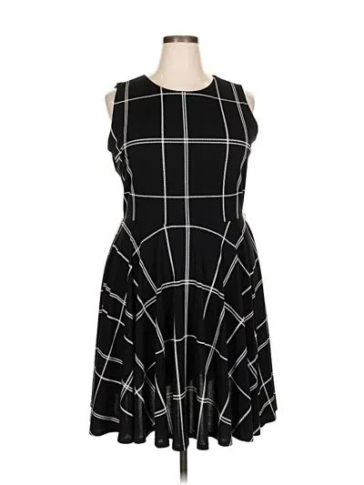 Pre-owned Danny & Nicole Casual Dress In Black