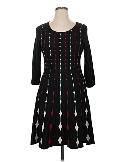 Pre-owned Danny & Nicole Casual Dress In Black