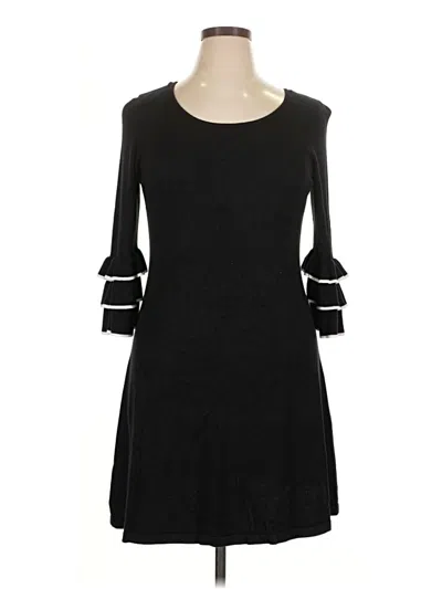 Pre-owned Danny & Nicole Casual Dress In Black