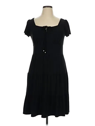 Pre-owned Danny & Nicole Casual Dress In Black