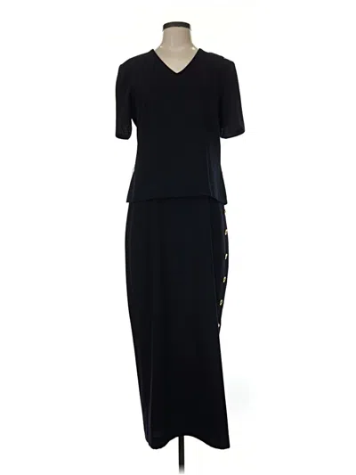 Pre-owned Danny & Nicole Casual Dress In Black