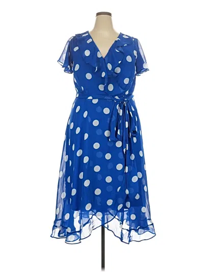 Pre-owned Danny & Nicole Casual Dress In Blue