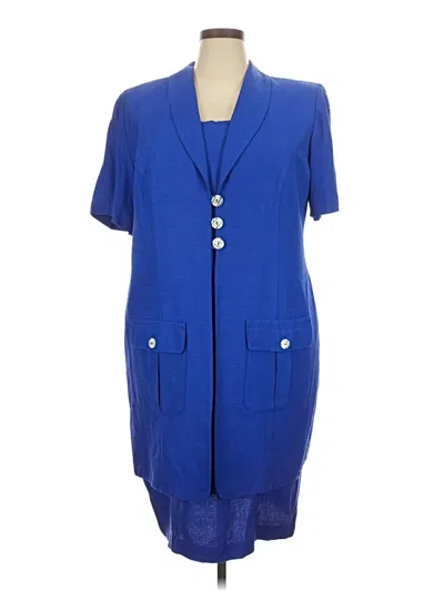 Pre-owned Danny & Nicole Casual Dress In Blue