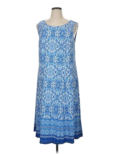 Pre-owned Danny & Nicole Casual Dress In Blue