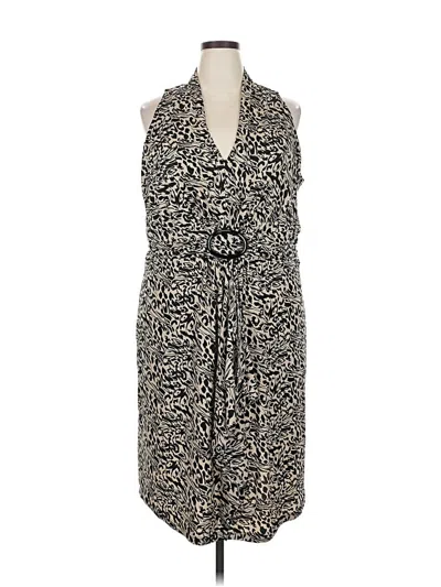 Pre-owned Danny & Nicole Casual Dress In Brown