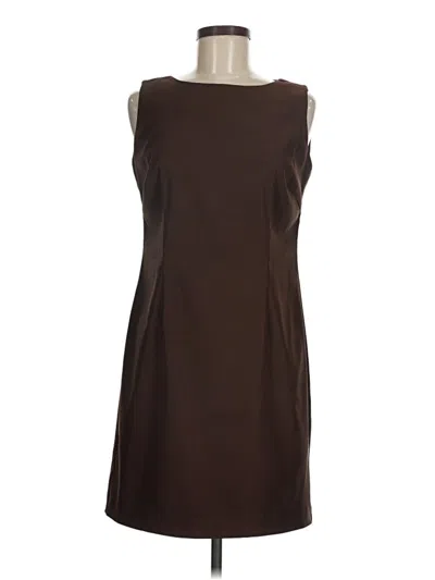 Pre-owned Danny & Nicole Casual Dress In Brown