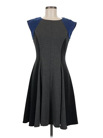 Pre-owned Danny & Nicole Casual Dress In Gray