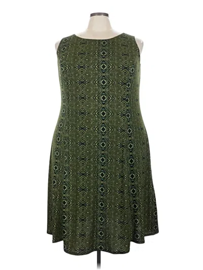 Pre-owned Danny & Nicole Casual Dress In Green