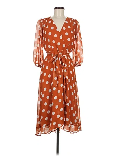 Pre-owned Danny & Nicole Casual Dress In Orange