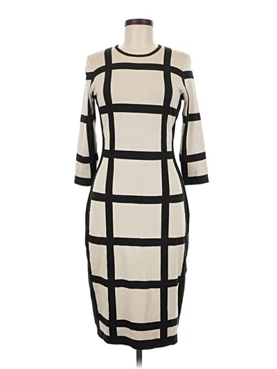 Pre-owned Danny & Nicole Casual Dress In White