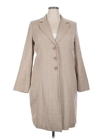 Pre-owned Danny & Nicole Coat In Tan