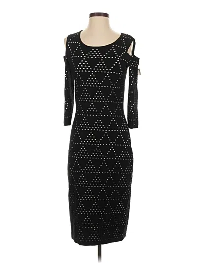 Danny & Nicole Cocktail Dress In Black