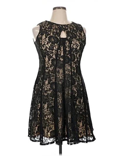 Pre-owned Danny & Nicole Cocktail Dress In Black