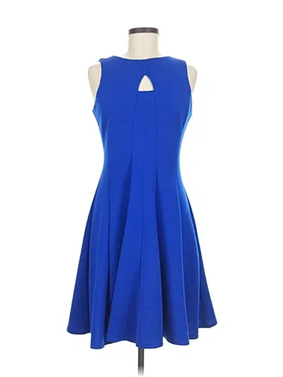 Pre-owned Danny & Nicole Cocktail Dress In Blue