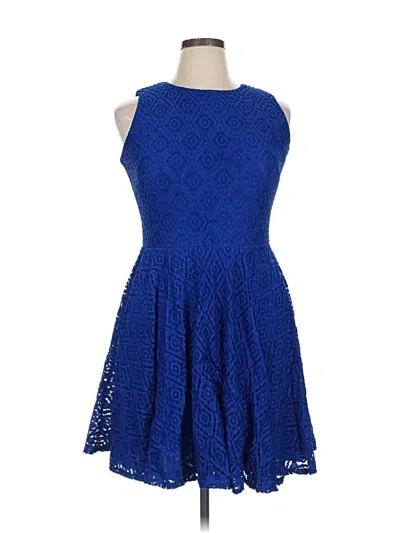 Pre-owned Danny & Nicole Cocktail Dress In Blue