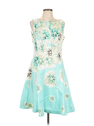 Pre-owned Danny & Nicole Cocktail Dress In Blue