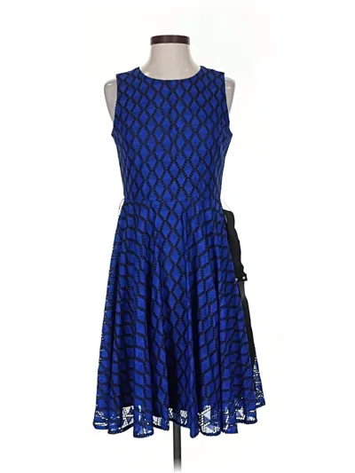 Pre-owned Danny & Nicole Cocktail Dress In Blue